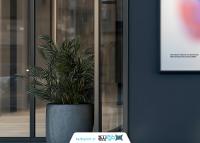دانلود موکاپ استند ساده رنگی