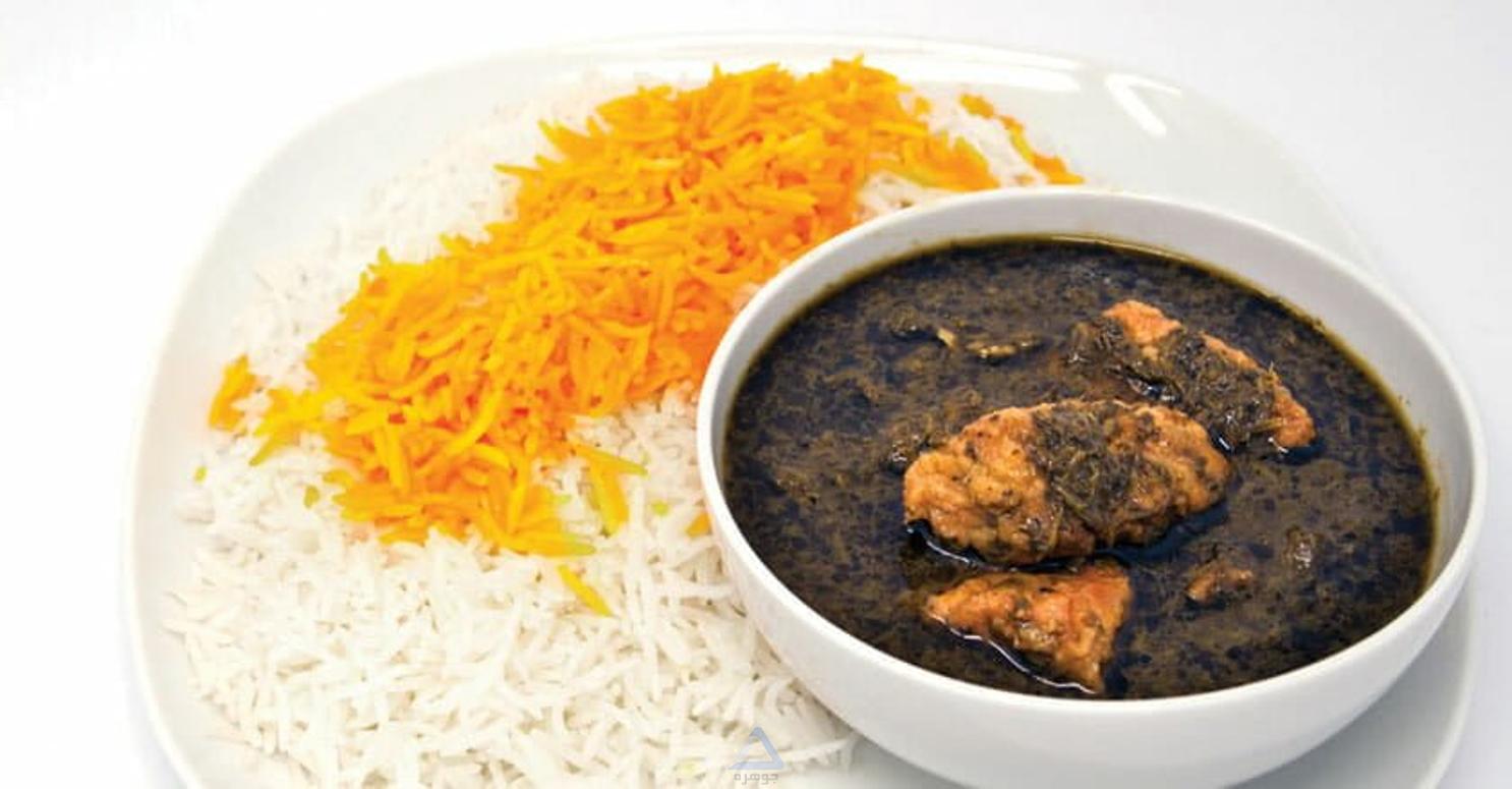 دانلود تصویر استوک قلیه ماهی و برنج زعفرانی