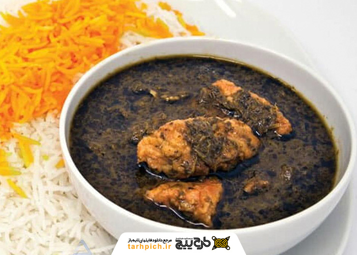 دانلود تصویر استوک قلیه ماهی و برنج زعفرانی