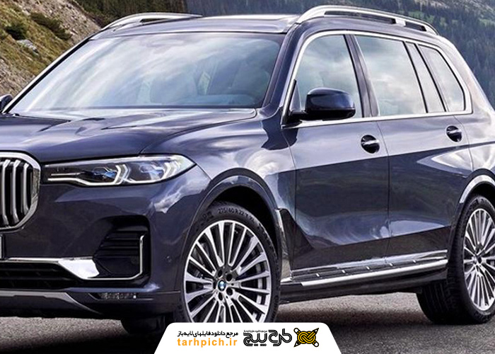 دانلود تصویر استوک ماشین BMW مشکی شاسی بلند