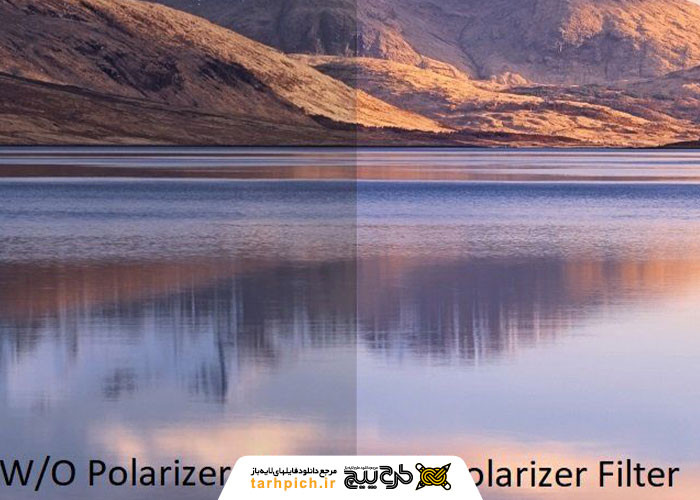 دانلود تصویر استوک فیلتر پلاریزه درعکاسی