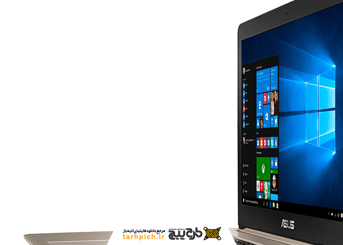 دانلود تصویر استوک لپ تاپ ایسوس vivobook نقره ای