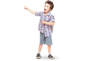 دانلود تصویر دوربری شده کودک با شلوارک