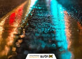 دانلود تصویر استوک والپیپر جاده بارانی برای آیفون 7