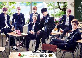دانلود تصویر استوک گروه bts در کلاس