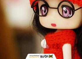 دانلود تصویر استوک پروفایل دخترانه عروسک بافتنی