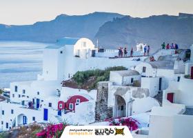 دانلود تصویر استوک طبیعیت در سانتورینی