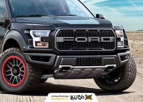 دانلود تصویر استوک ماشین آفورد F-150 رپتور مشکی