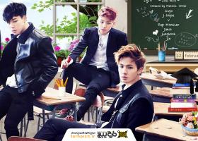 دانلود تصویر استوک گروه bts در کلاس مدرسه