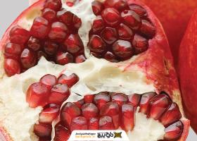 دانلود تصویر انار دوربری شده قرمز رنگ