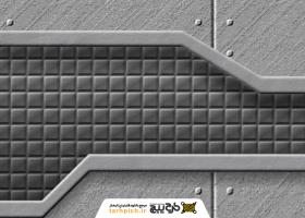 دانلود تصویر استوک تکسچر فلزی با طراحی هندسی