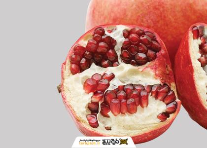 دانلود تصویر انار دوربری شده قرمز رنگ