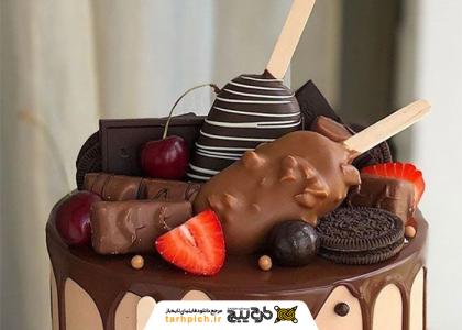 دانلود تصویر استوک کیک شکلاتی محبوب