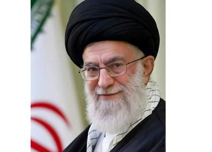 دانلود تصویر خامنه ای با چهره خندان