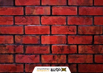 دانلود تصویر استوک تکسچر دیوار آجری قرمز برای بافت