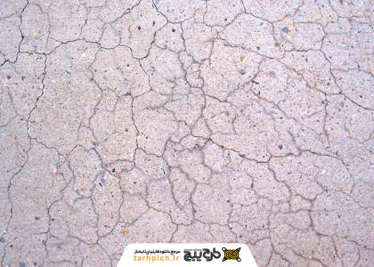 دانلود تصویر استوک تکسچر سیمان ترک خورده