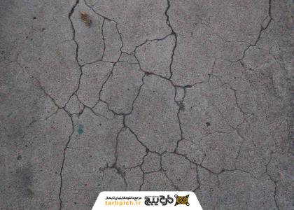 دانلود تصویر استوک متریال بتن ترک خورده