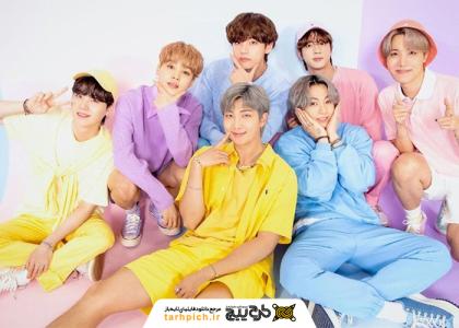 دانلود تصویر استوک پروفایل bts با لباس های رنگارنگ و شاد