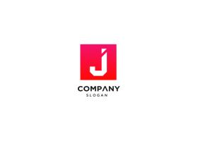 دانلود لوگو آماده j داخل مربع قرمز رنگ