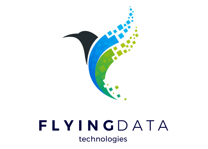 دانلود طرح لوگو آماده مرغ مگس خوار با بال های شطرنجی