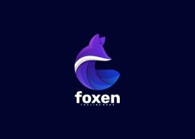 دانلود طرح لوگو روباه به چهره برگشته به پشت