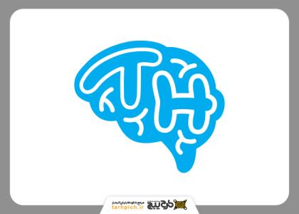 لوگو حروف انگلیسی th تکنو هوش مغز